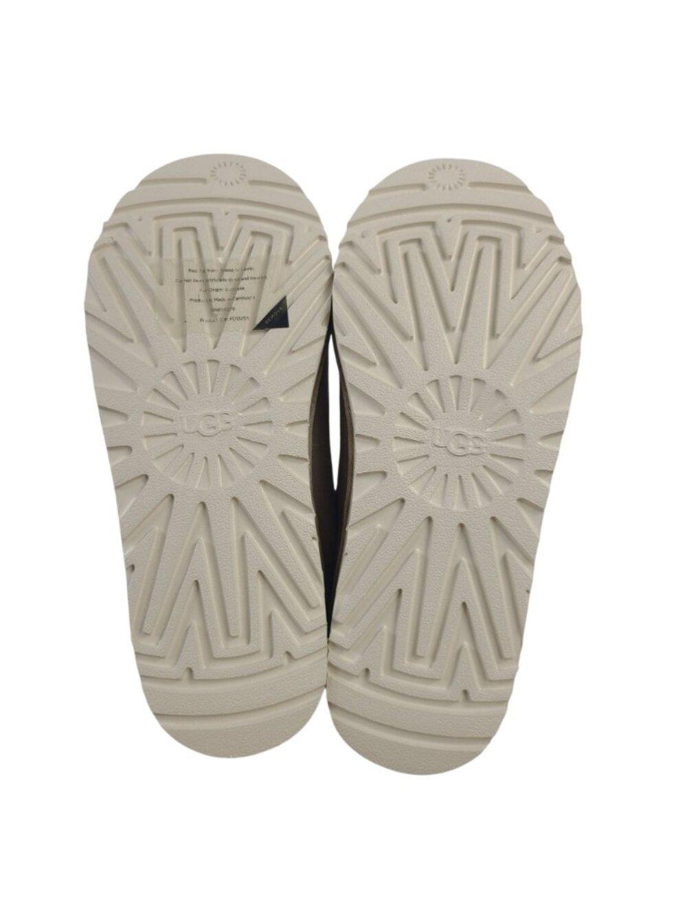 NEW UGG Tasman II Women's Suede Slippers With Sheepskin Lining Size 7 Beige - Picture 7 of 8